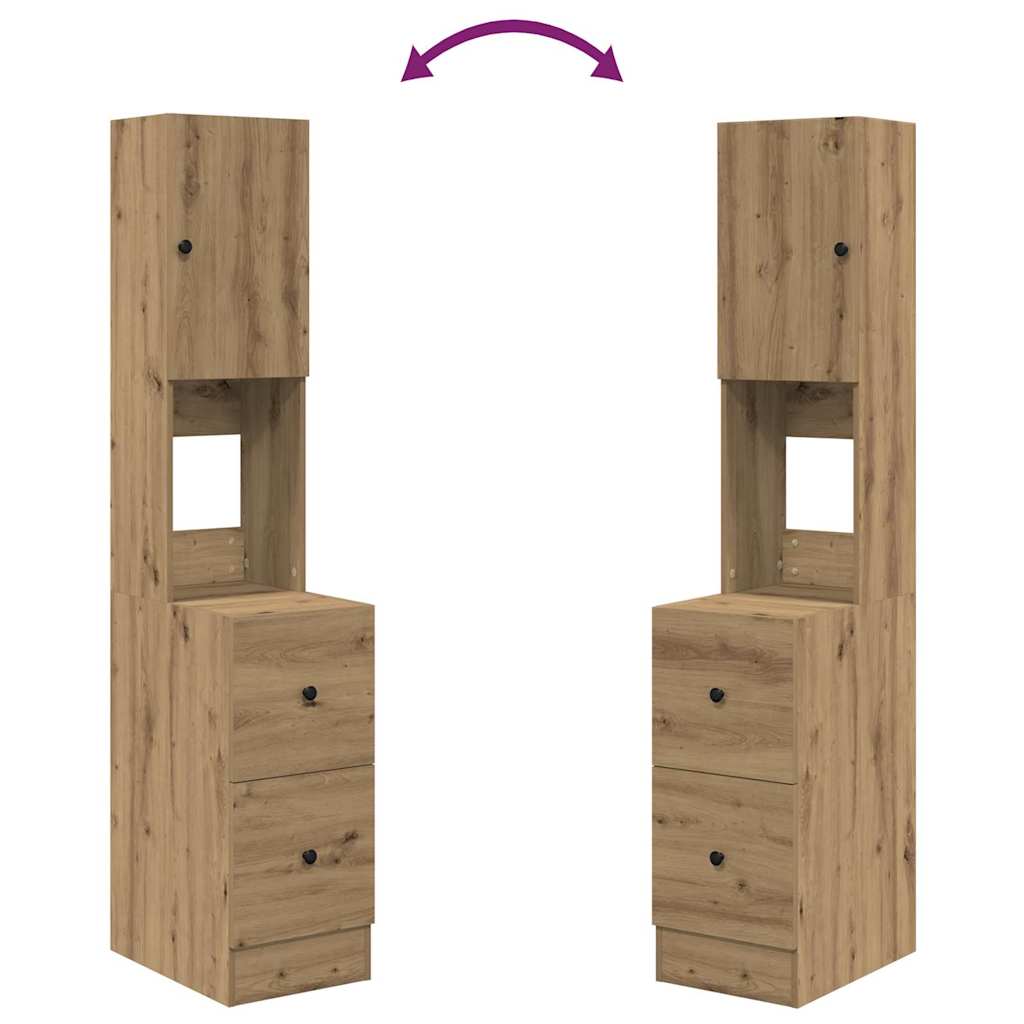 Küchenschrank Artisan-Eiche 35 x 50 x 180 cm Holzwerkstoff