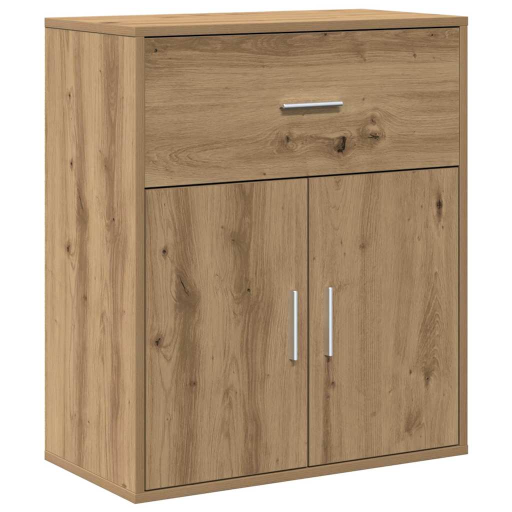 Sideboard Eiche handwerklich 60 x 31 x 70 cm Holzwerkstoff