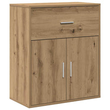 Sideboard Eiche handwerklich 60 x 31 x 70 cm Holzwerkstoff