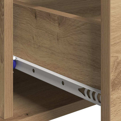 Sideboard Eiche handwerklich 60 x 31 x 70 cm Holzwerkstoff