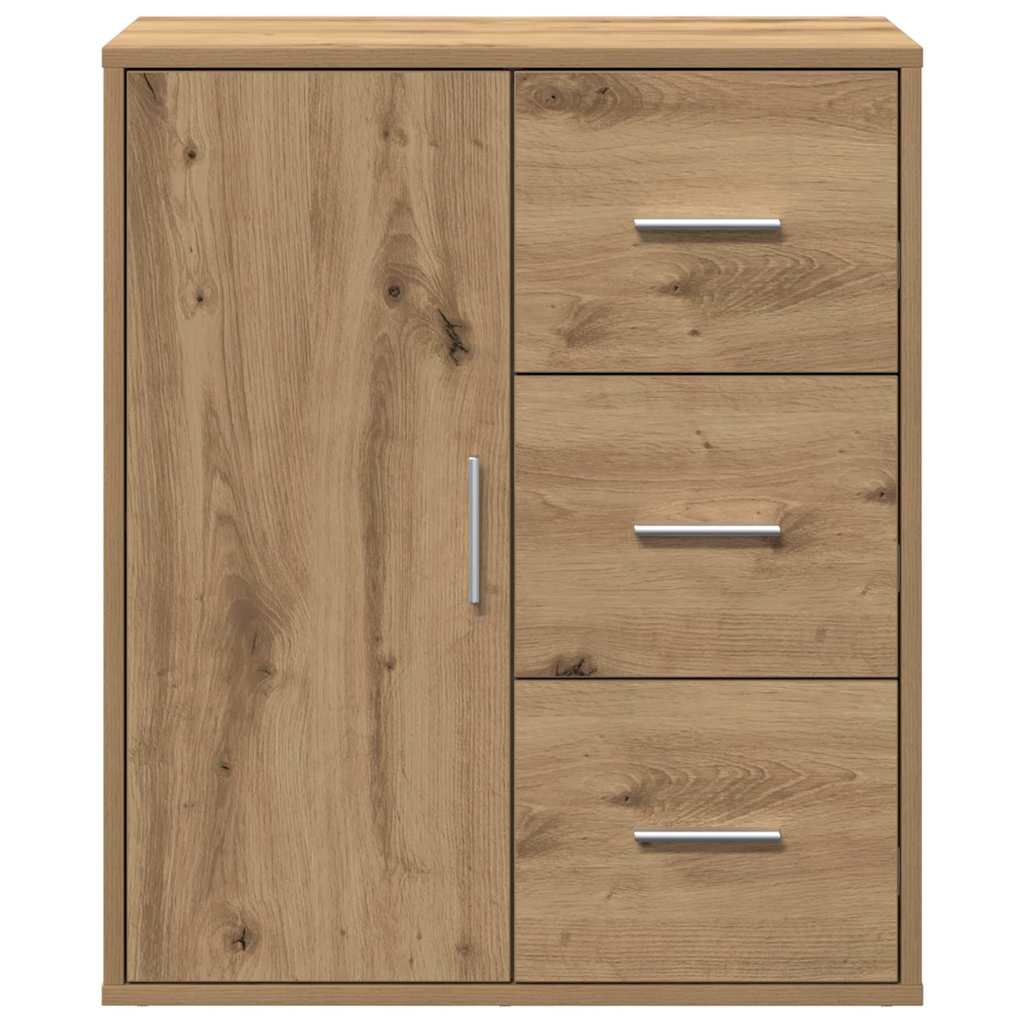 Sideboard Eiche handwerklich 60 x 31 x 70 cm Holzwerkstoff