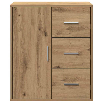 Sideboard Eiche handwerklich 60 x 31 x 70 cm Holzwerkstoff