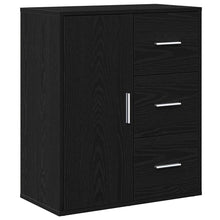 Sideboard Schwarze Eiche 60 x 31 x 70 cm Holzwerkstoff