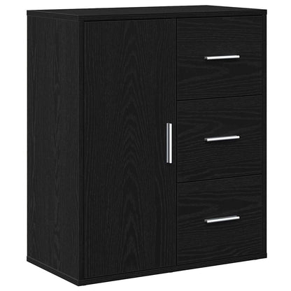 Sideboard Schwarze Eiche 60 x 31 x 70 cm Holzwerkstoff