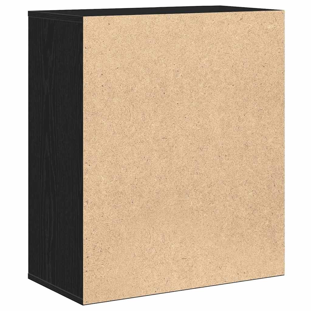 Sideboard Schwarze Eiche 60 x 31 x 70 cm Holzwerkstoff