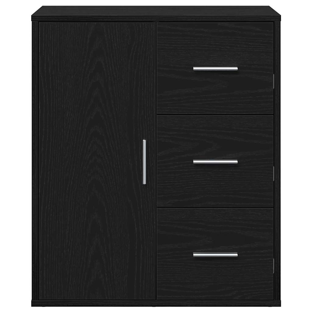 Sideboard Schwarze Eiche 60 x 31 x 70 cm Holzwerkstoff