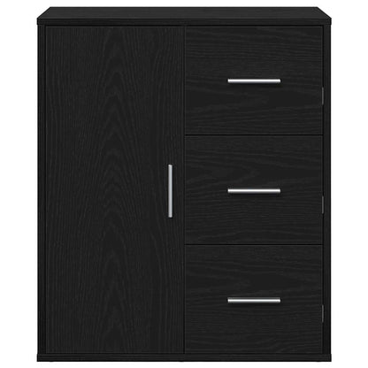 Sideboard Schwarze Eiche 60 x 31 x 70 cm Holzwerkstoff