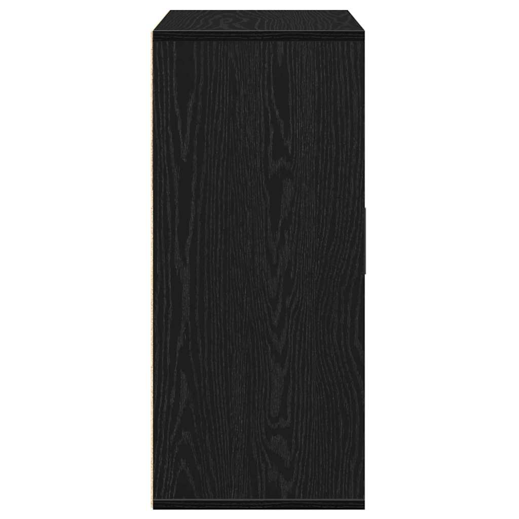 Sideboard Schwarze Eiche 60 x 31 x 70 cm Holzwerkstoff