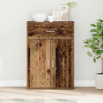 Sideboard mit Schubladen Altholz 79 x 38 x 80 cm Holzwerkstoff