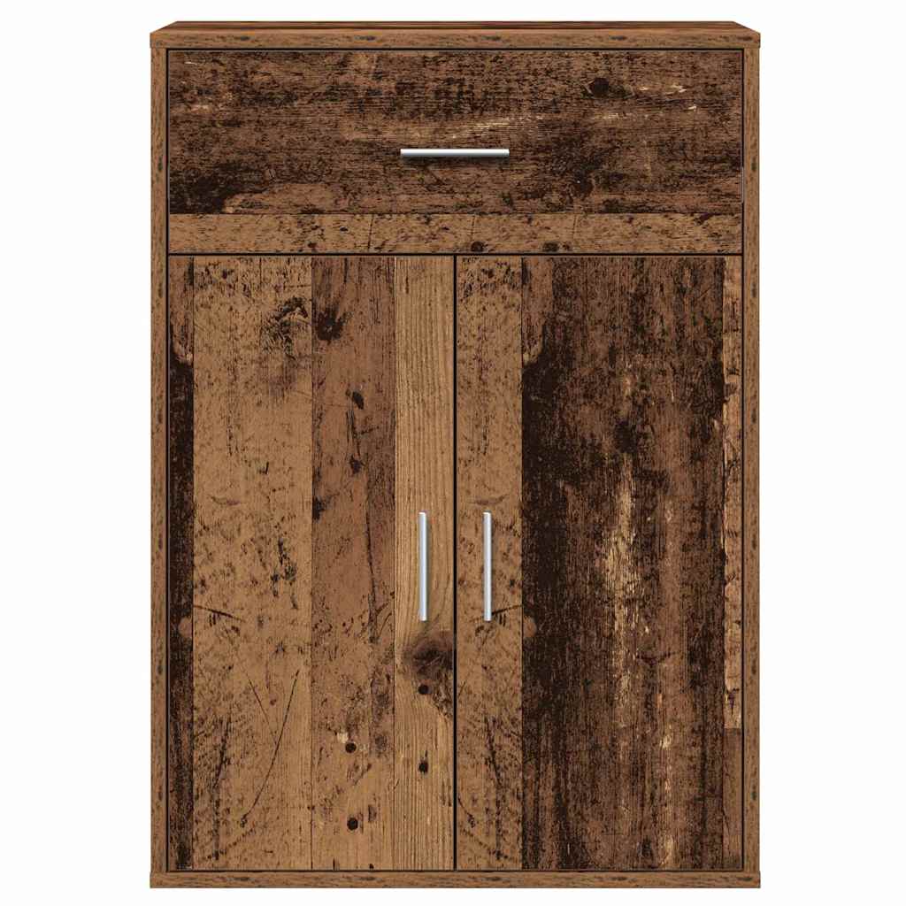 Sideboard mit Schubladen Altholz 79 x 38 x 80 cm Holzwerkstoff