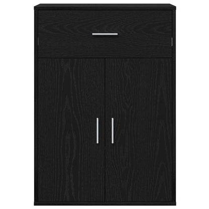 Sideboard Schwarze Eiche 79 x 38 x 80 cm Holzwerkstoff