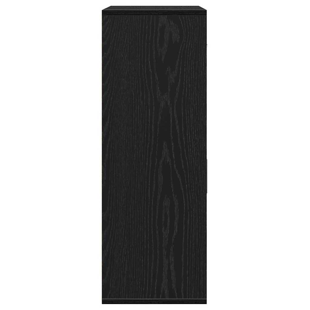 Sideboard Schwarze Eiche 79 x 38 x 80 cm Holzwerkstoff