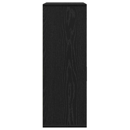 Sideboard Schwarze Eiche 79 x 38 x 80 cm Holzwerkstoff