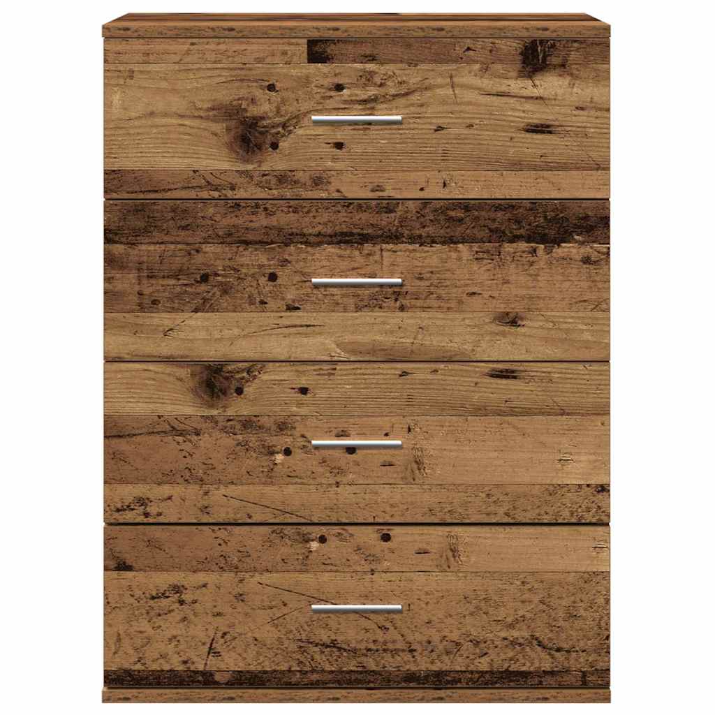 Sideboard mit Schubladen Altholz 60 x 39 x 80 cm Holzwerkstoff