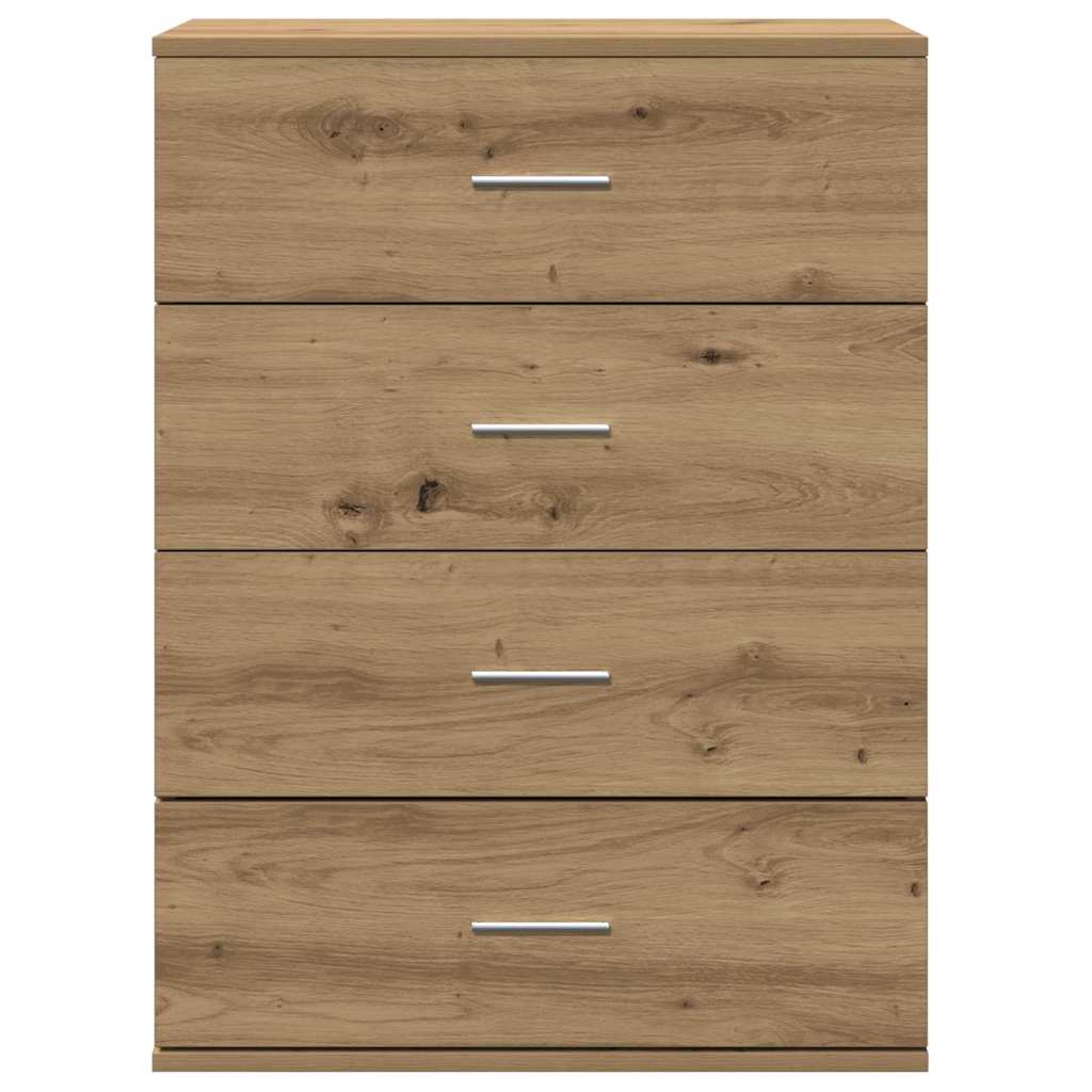 Sideboard Eiche handwerklich 60 x 39 x 80 cm Holzwerkstoff