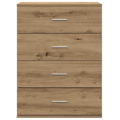 Sideboard Eiche handwerklich 60 x 39 x 80 cm Holzwerkstoff