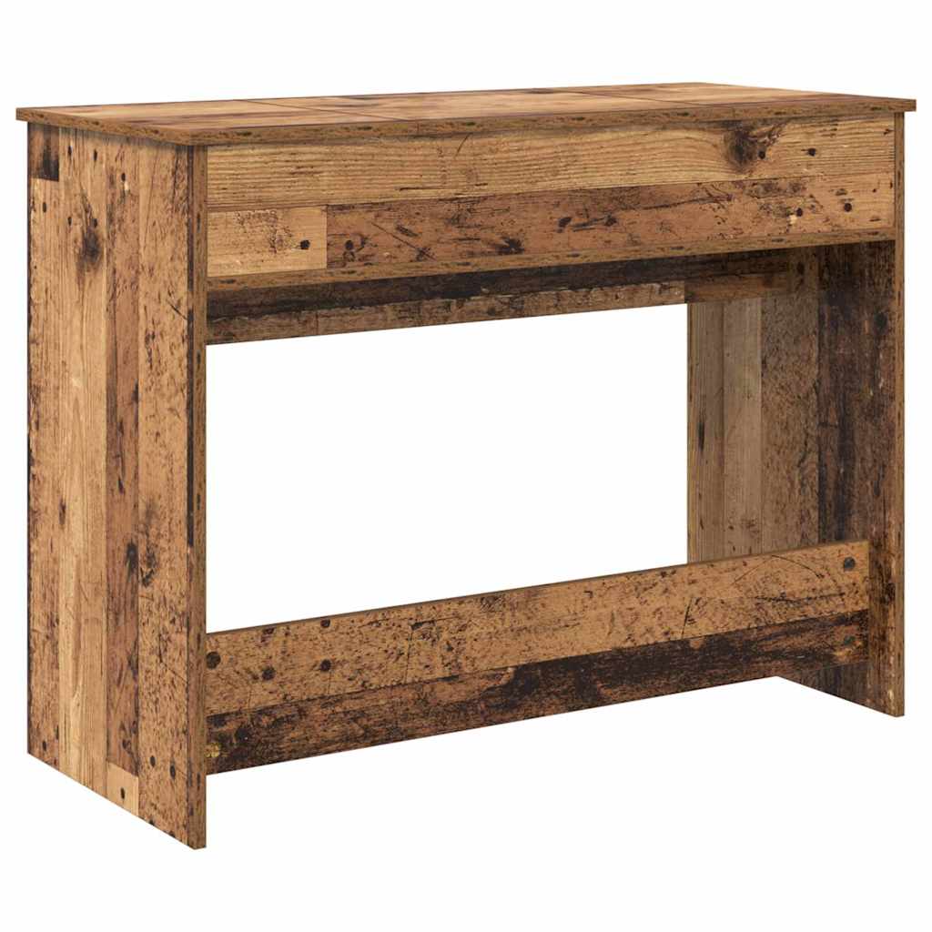 Schminktisch mit Spiegel Altholz 100 x 45 x 76 cm Holzwerkstoff