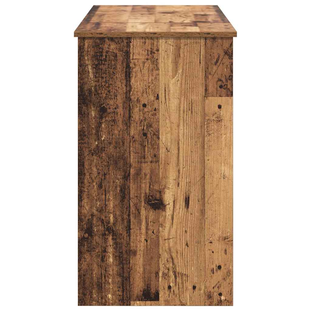 Schminktisch mit Spiegel Altholz 100 x 45 x 76 cm Holzwerkstoff