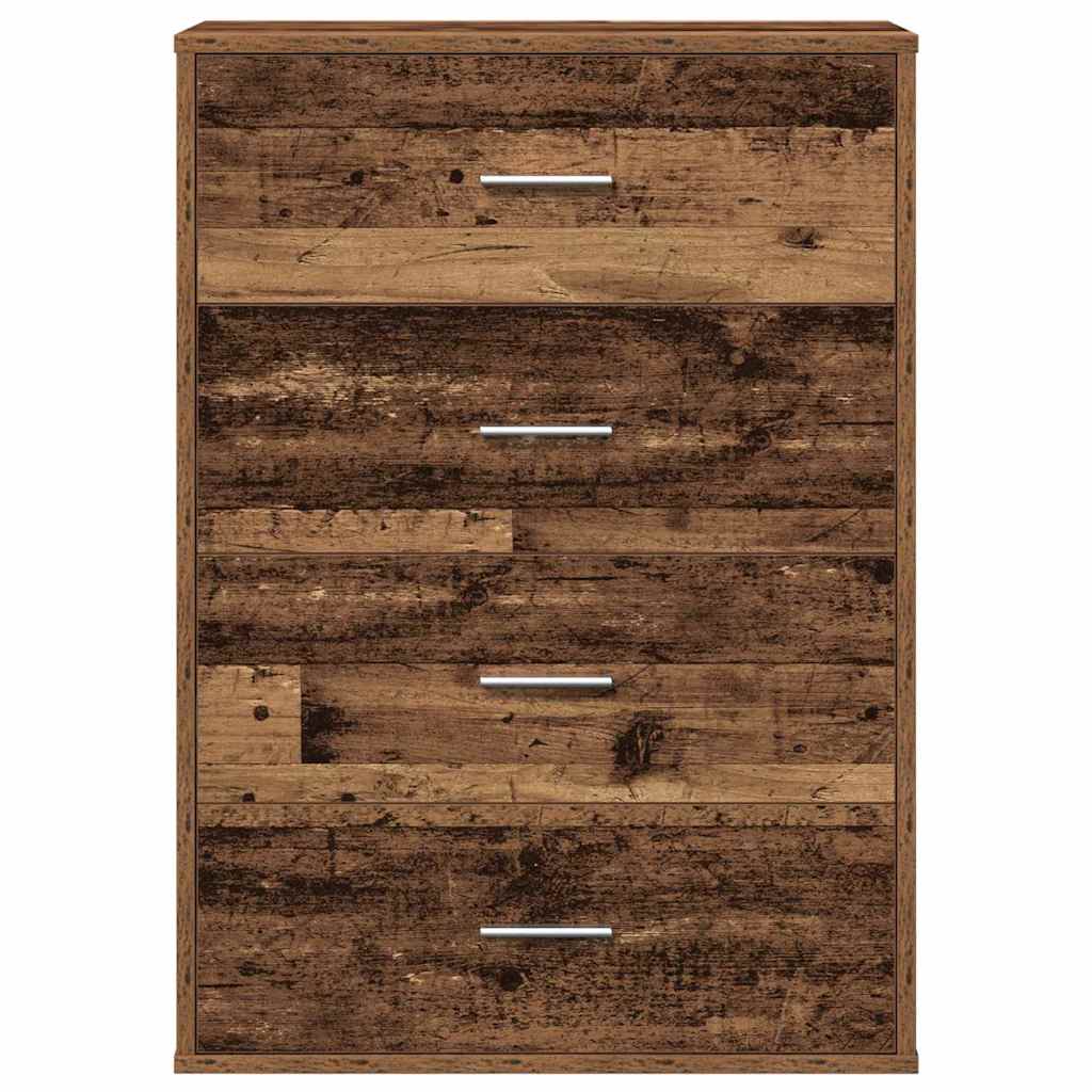 Sideboard mit Schubladen Altholz 60 x 31 x 84 cm Holzwerkstoff