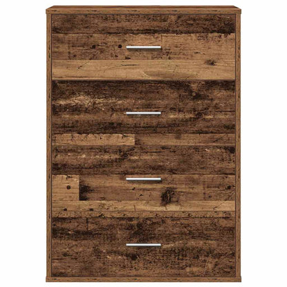 Sideboard mit Schubladen Altholz 60 x 31 x 84 cm Holzwerkstoff