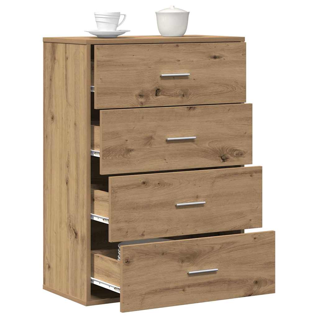 Sideboard Artisan-Eiche 60 x 31 x 84 cm Holzwerkstoff