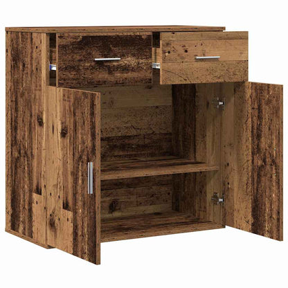 Sideboard mit Schubladen Altholz 79 x 38 x 80 cm Holzwerkstoff