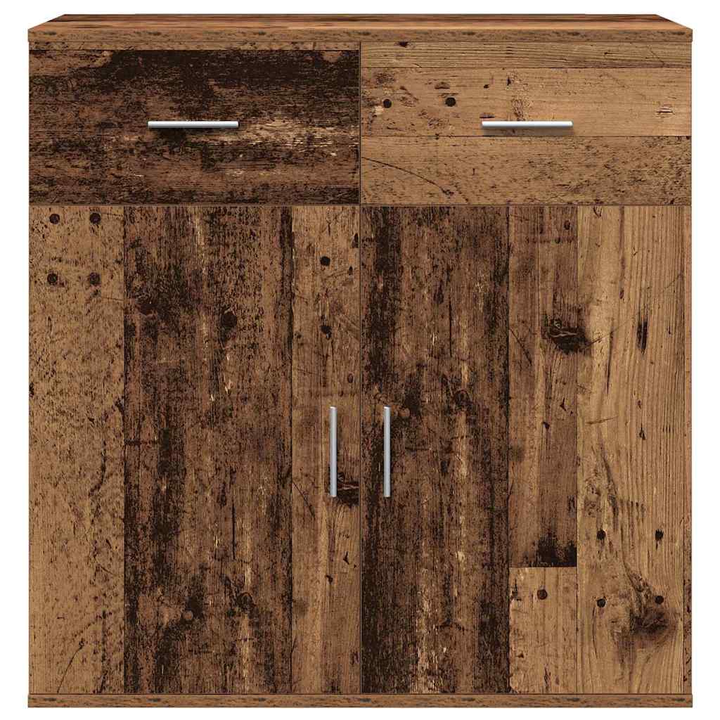 Sideboard mit Schubladen Altholz 79 x 38 x 80 cm Holzwerkstoff
