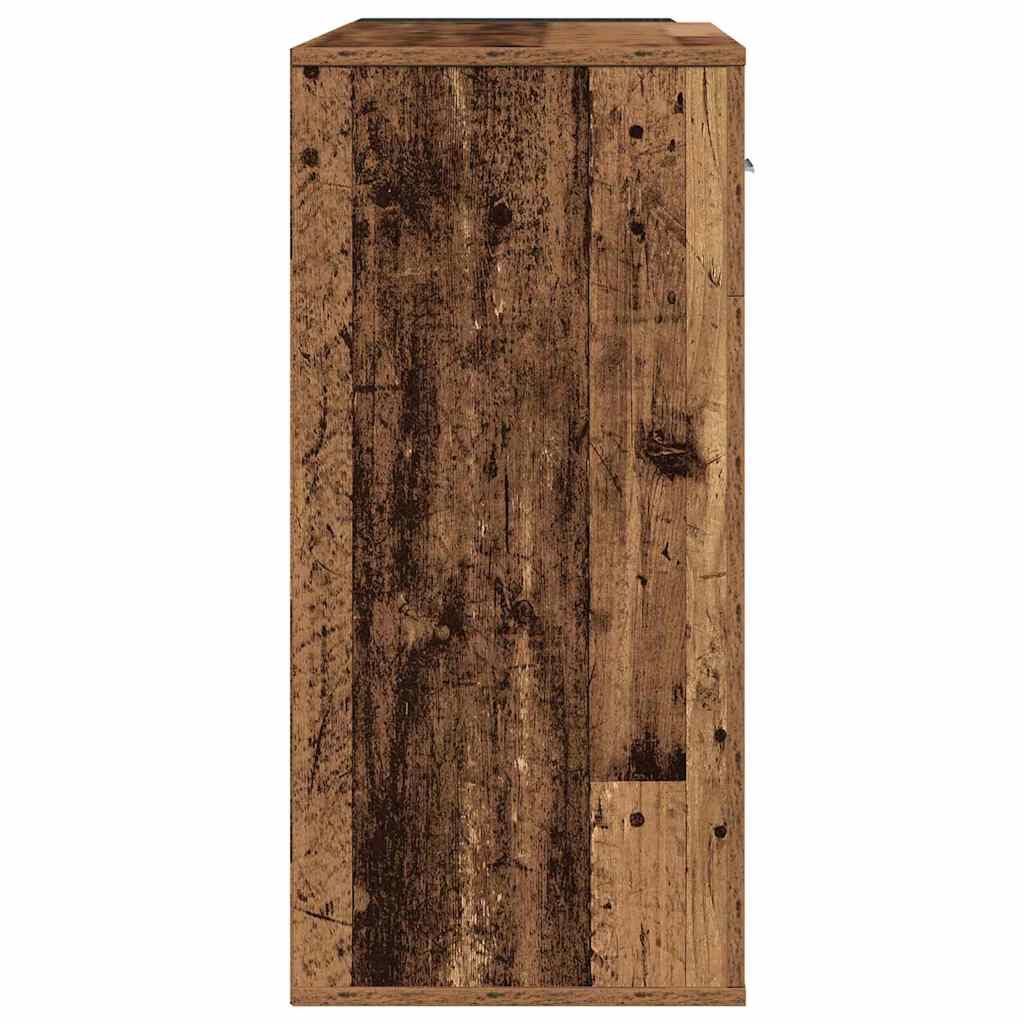 Sideboard mit Schubladen Altholz 79 x 38 x 80 cm Holzwerkstoff