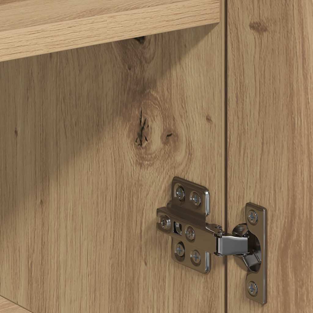 Sideboard Eiche handwerklich 79 x 38 x 80 cm Holzwerkstoff