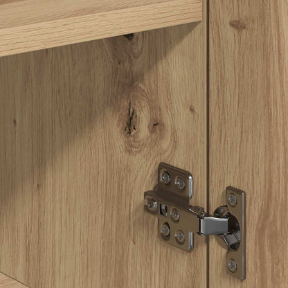 Sideboard Eiche handwerklich 79 x 38 x 80 cm Holzwerkstoff