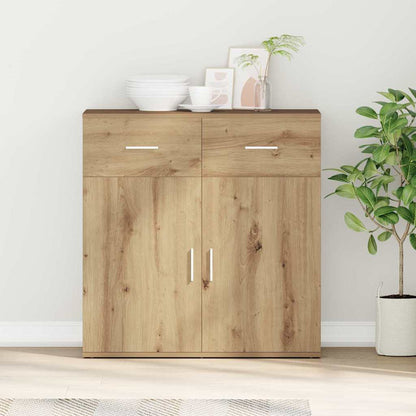 Sideboard Eiche handwerklich 79 x 38 x 80 cm Holzwerkstoff