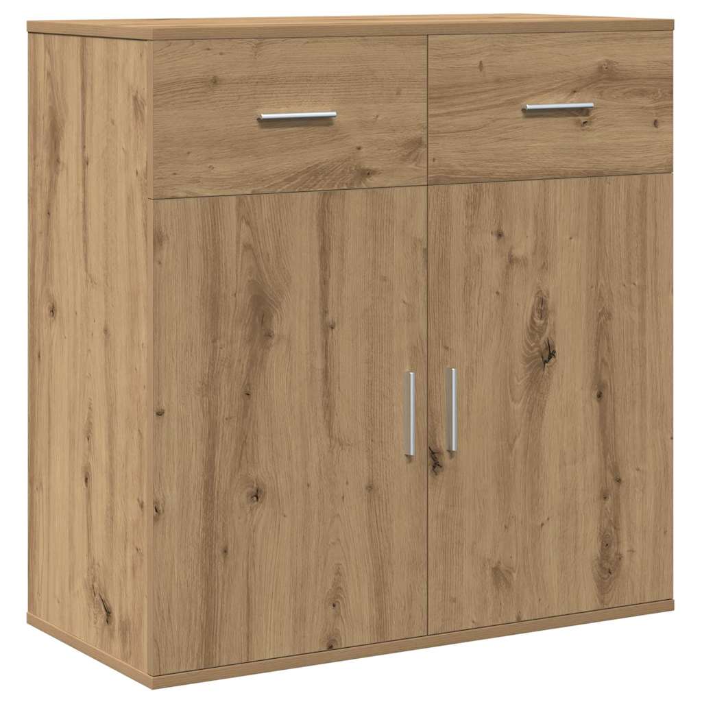 Sideboard Eiche handwerklich 79 x 38 x 80 cm Holzwerkstoff