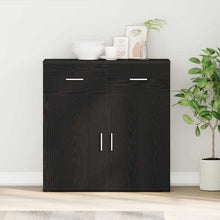 Sideboard Schwarze Eiche 79 x 38 x 80 cm Holzwerkstoff