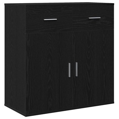Sideboard Schwarze Eiche 79 x 38 x 80 cm Holzwerkstoff