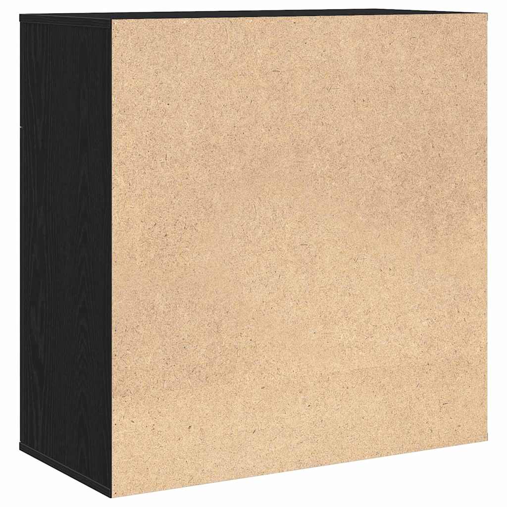 Sideboard Schwarze Eiche 79 x 38 x 80 cm Holzwerkstoff