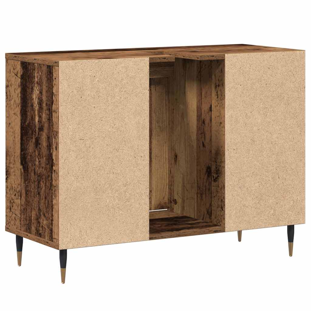Badezimmer Schrank Altholz 80 x 33 x 60 cm Holzwerkstoff