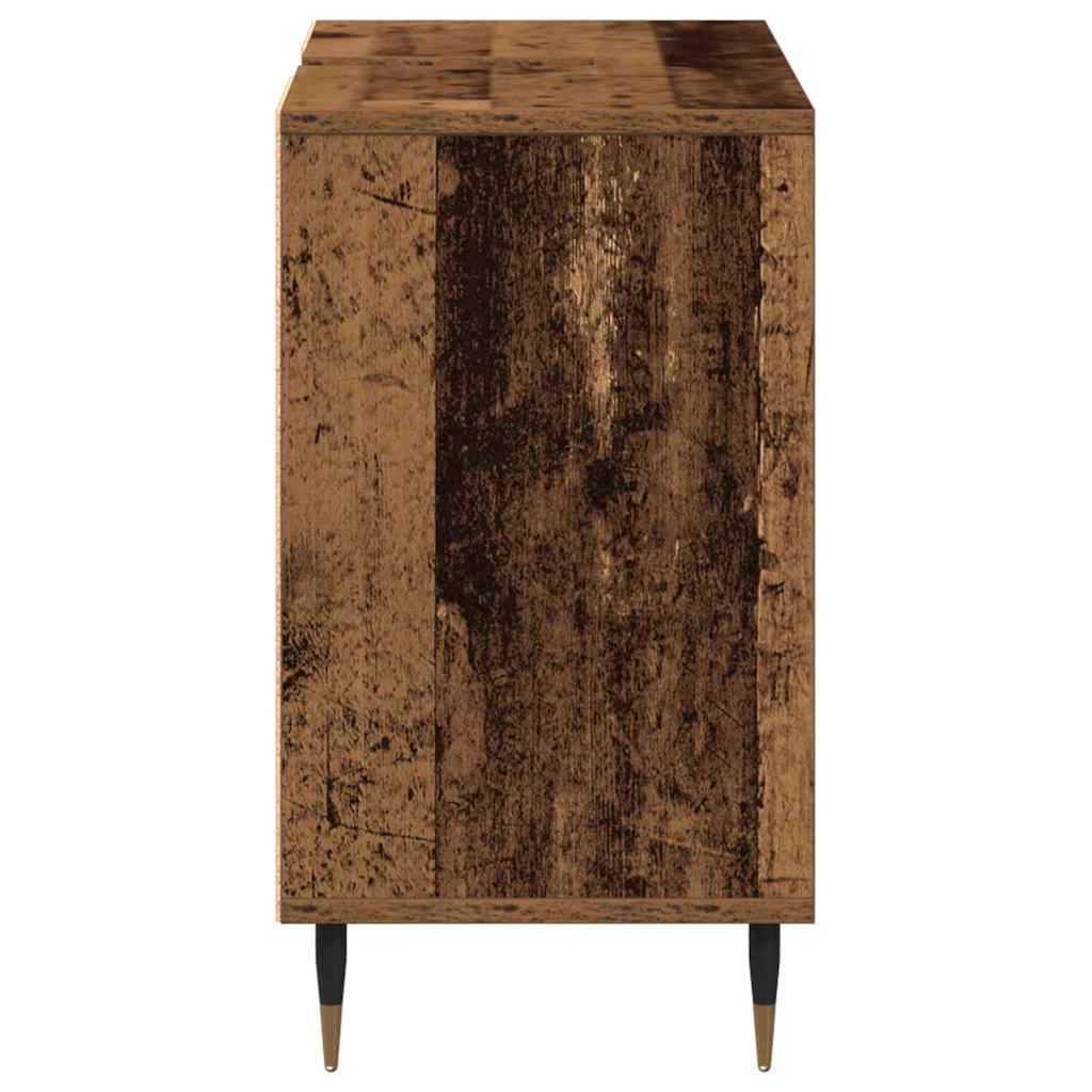 Badezimmer Schrank Altholz 80 x 33 x 60 cm Holzwerkstoff