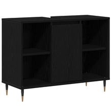 Badezimmer Schrank Schwarze Eiche 80 x 33 x 60 cm Holzwerkstoff