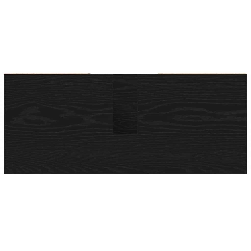 Badezimmer Schrank Schwarze Eiche 80 x 33 x 60 cm Holzwerkstoff