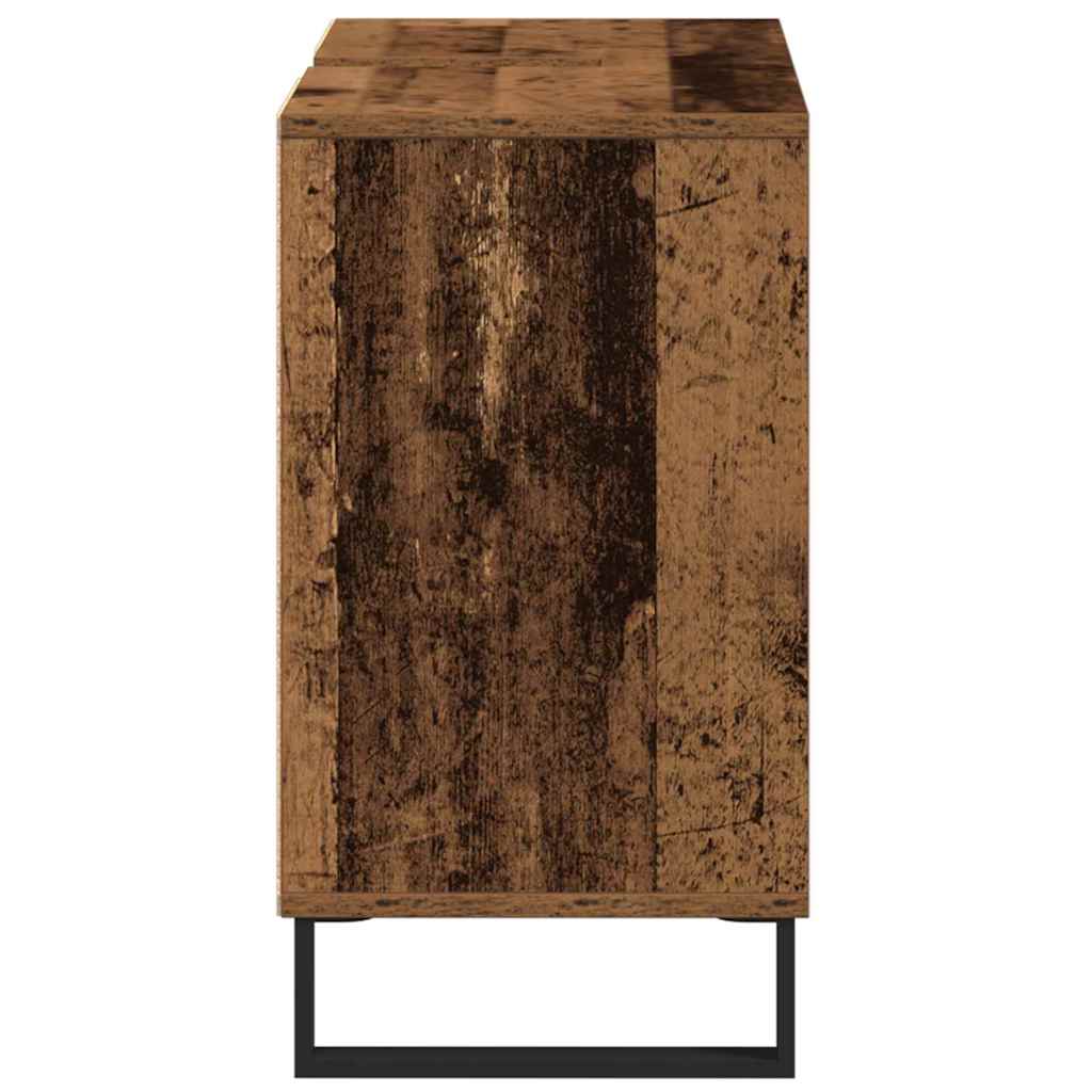 Badezimmer Schrank Altholz 80 x 33 x 60 cm Holzwerkstoff
