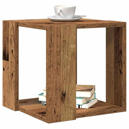 Couchtisch Altholz 32 x 32 x 30 cm Holzwerkstoff