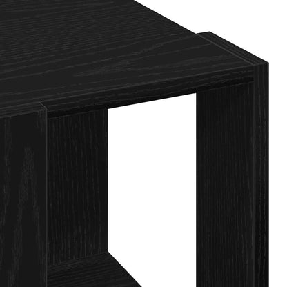 Couchtisch Schwarz Eichen-Optik 32 x 32 x 30 cm Holzwerkstoff
