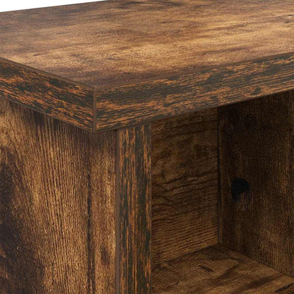 Wandmontierter Kleiderständer Räuchereiche 50 x 16 x 26 cm