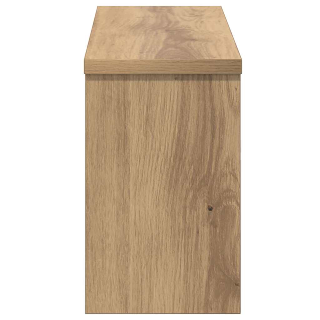 Wandmontierter Kleiderständer Artisan-Eiche 50 x 16 x 26 cm