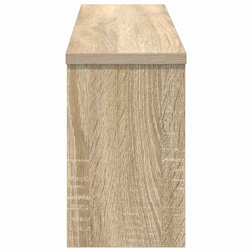 Wandmontierter Kleiderständer Sonoma-Eiche 75 x 16 x 26 cm