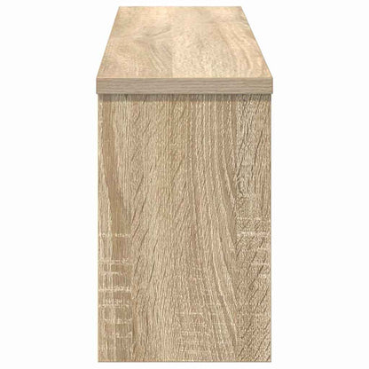 Wandmontierter Kleiderständer Sonoma-Eiche 75 x 16 x 26 cm