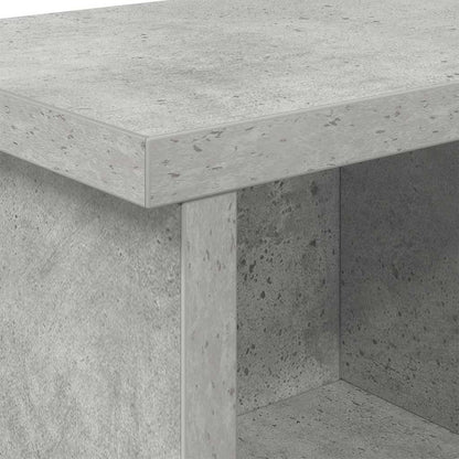 Wandmontierter Kleiderständer Betongrau 75 x 16 x 26 cm