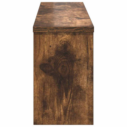 Wandmontierter Kleiderständer Räuchereiche 75 x 16 x 26 cm