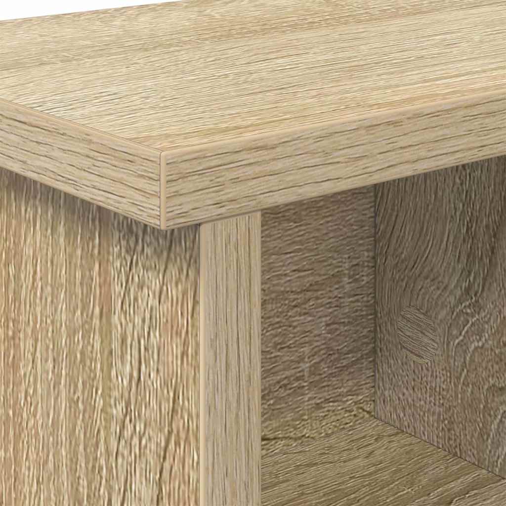 Wandmontierter Kleiderständer Sonoma-Eiche 100 x 16 x 26 cm