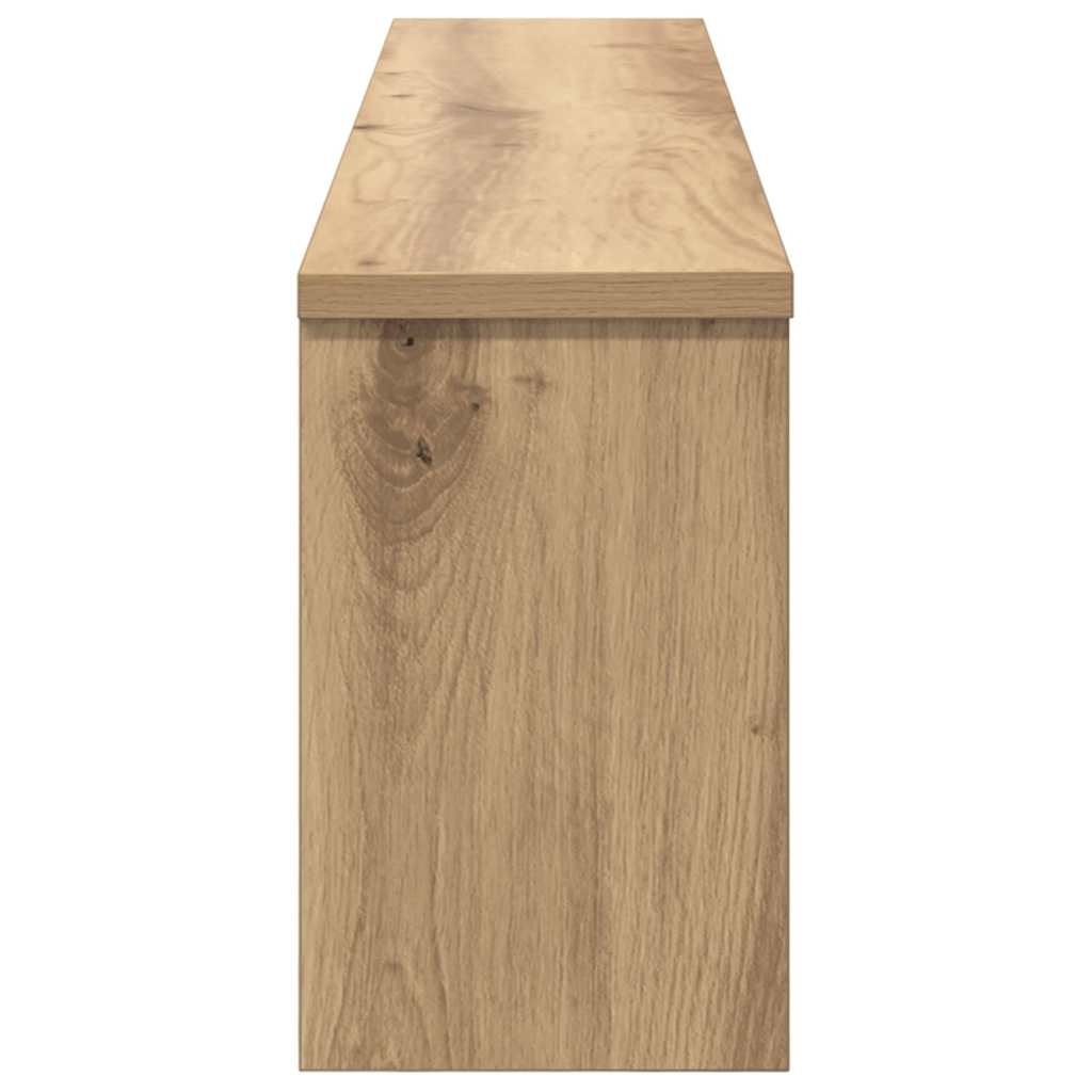 Wandmontierter Kleiderständer Artisan-Eiche 100 x 16 x 26 cm